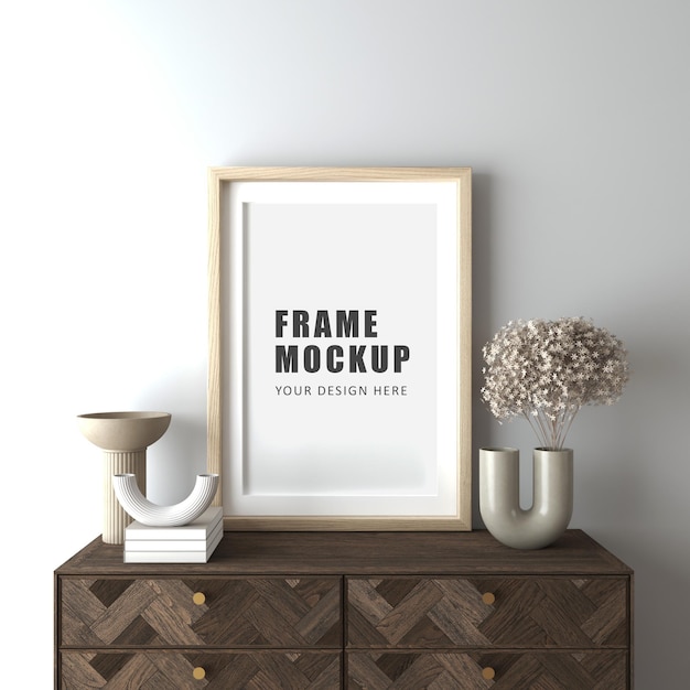 PSD poster frames mockup