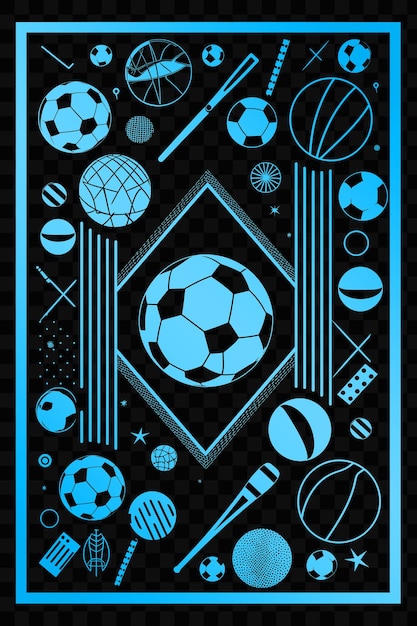 PSD a poster for the game of soccer with the words  soccer  on it