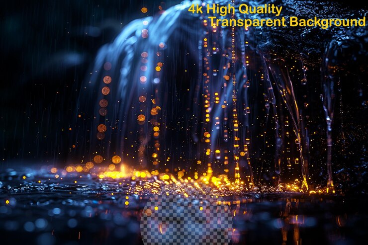 PSD a poster for high quality brand with a water drop on the top