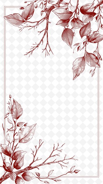 PSD a poster for the holiday season with flowers and leaves