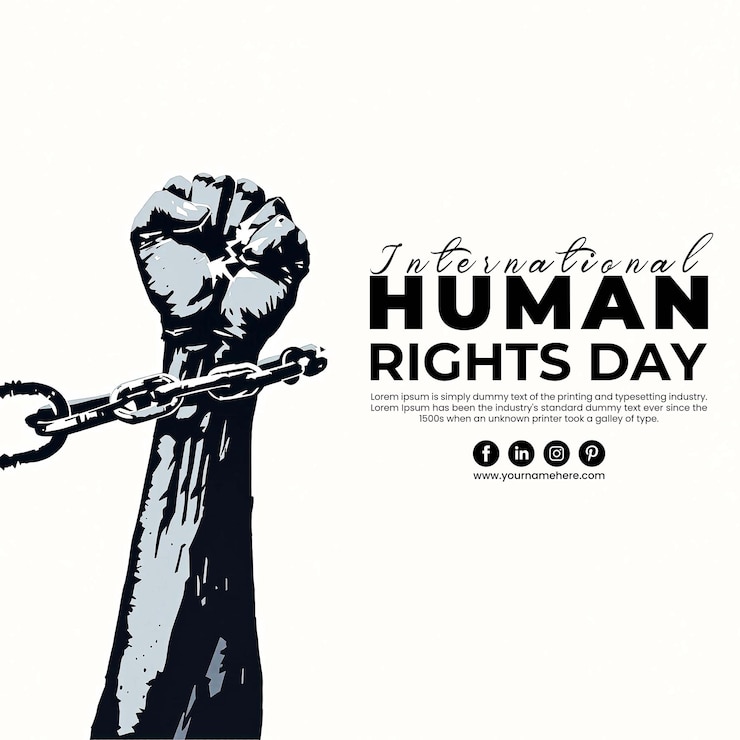 PSD poster for international human rights day the concept of freedom of speech classic revolution