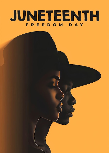 A poster for juneteenth freedom day