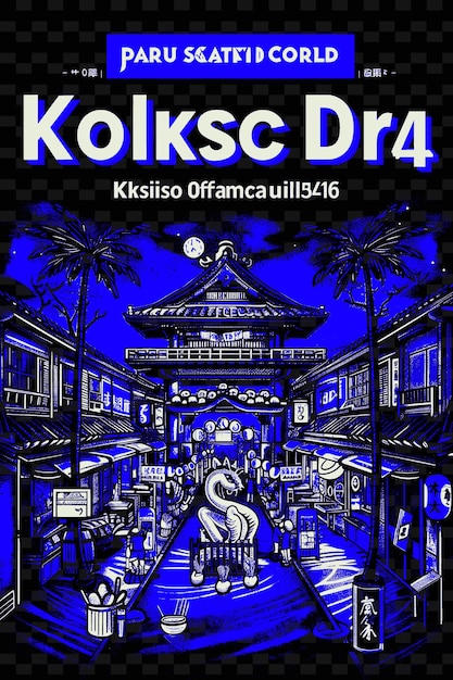 PSD a poster for kokumag kok kok koku