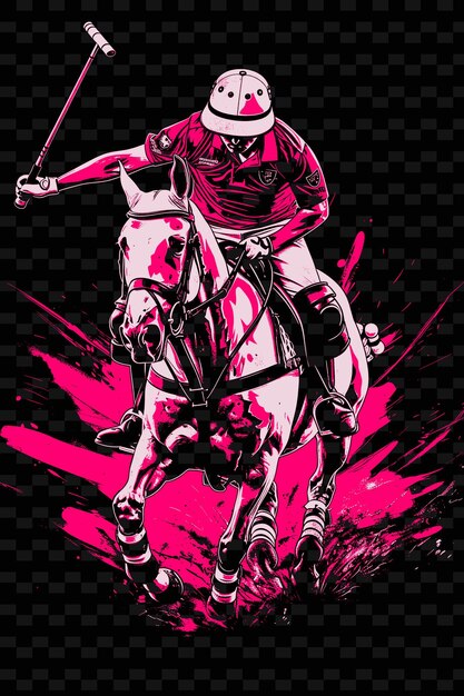 PSD a poster of a man on a horse with a sword in his hand