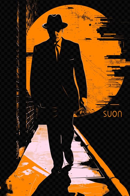 PSD a poster of a man in a suit and tie with the word quot kok quot on the bottom