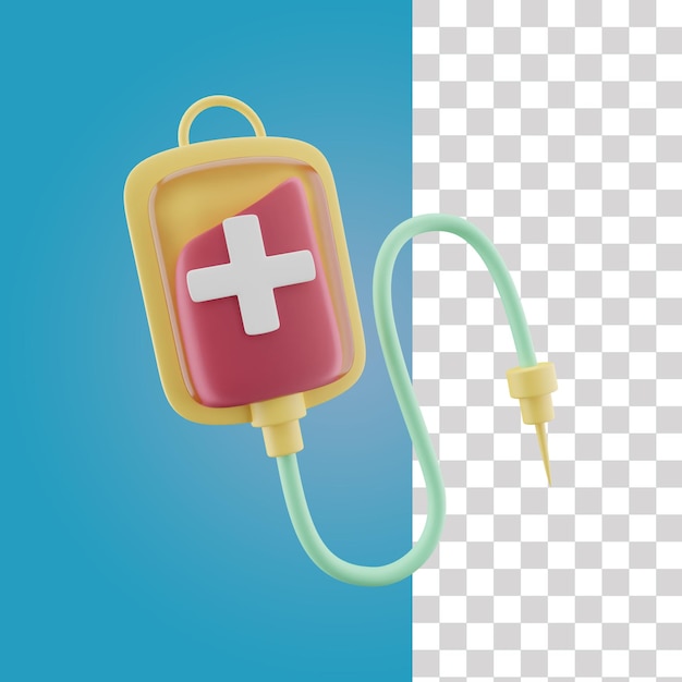 PSD a poster for a medical bag with a cross on it