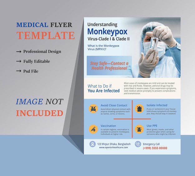 a poster for medical treatment with a picture of a man holding a toothbrush