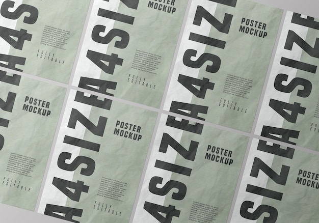 Poster Mockup Design PSD