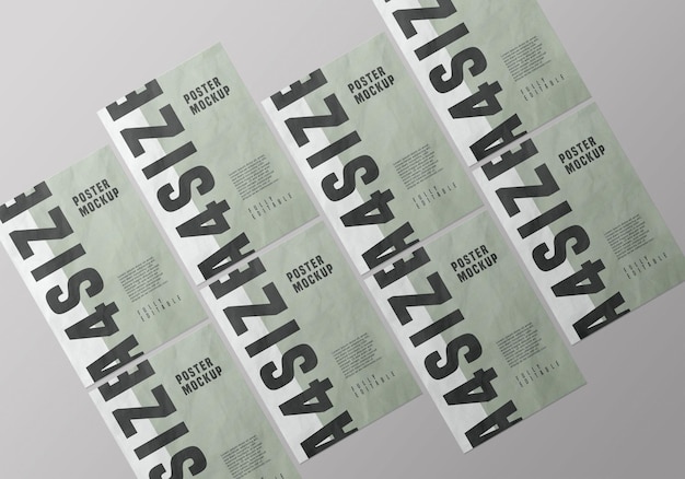 Poster Mockup Design PSD