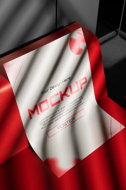 Mockup di poster in una scena elegante