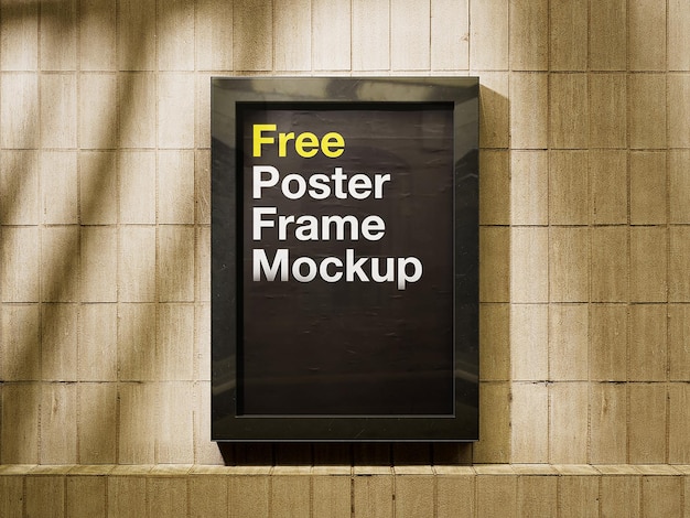 PSD poster mockup