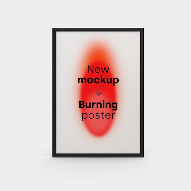 PSD poster mockup