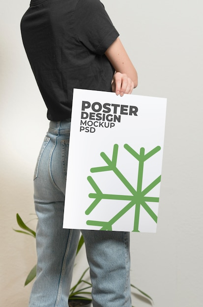 PSD mockup di poster