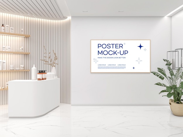 PSD poster mockup