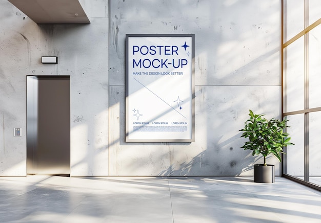 PSD poster mockup