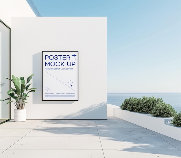 PSD poster mockup