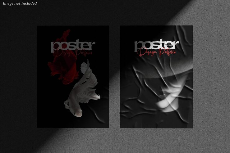 PSD poster mockup