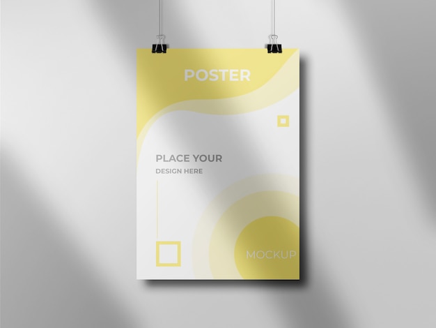 PSD poster mockup