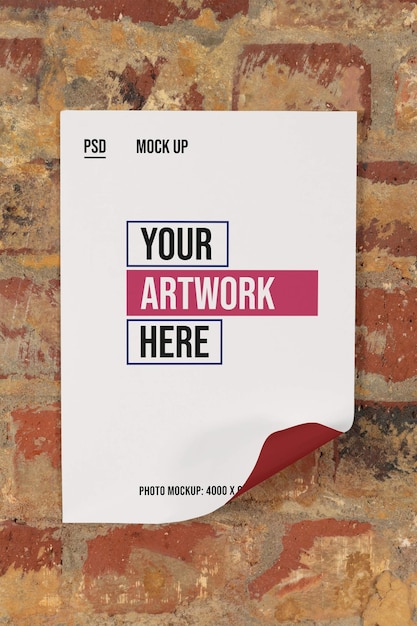 PSD poster mockup