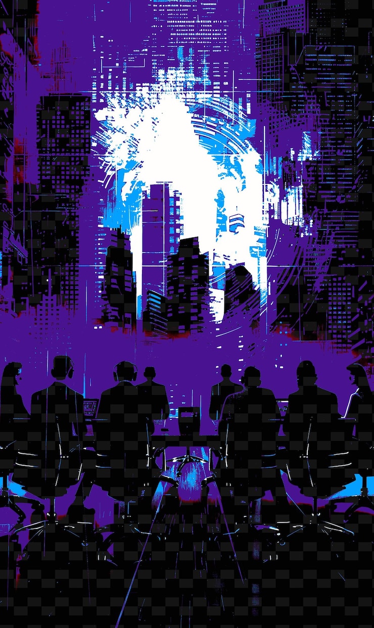 PSD a poster for a movie called the city of lights