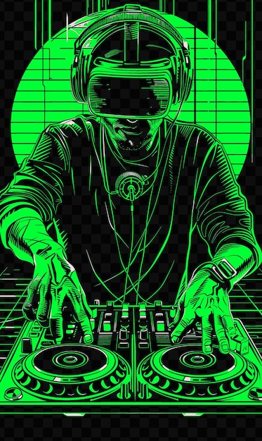 A poster for a movie called the dj