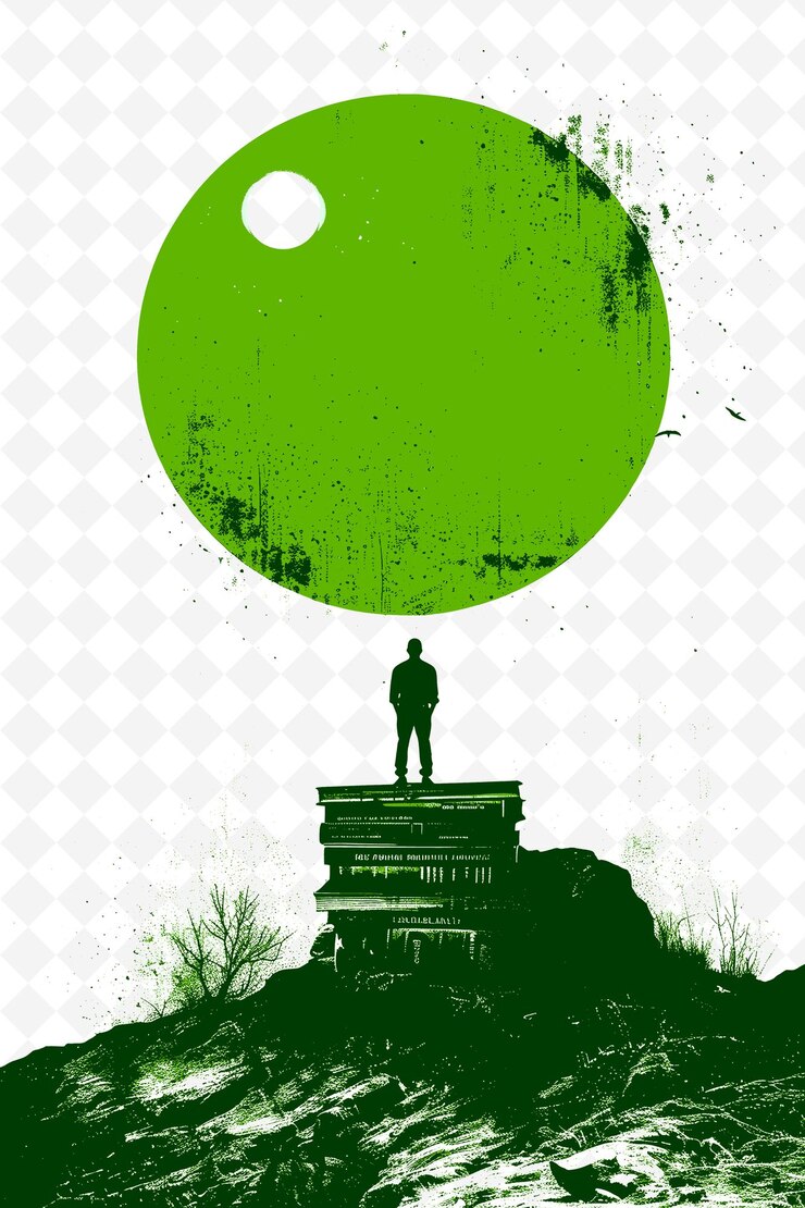PSD a poster for the movie called the green planet