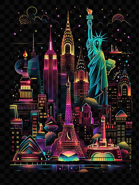 The poster for the movie the statue of liberty