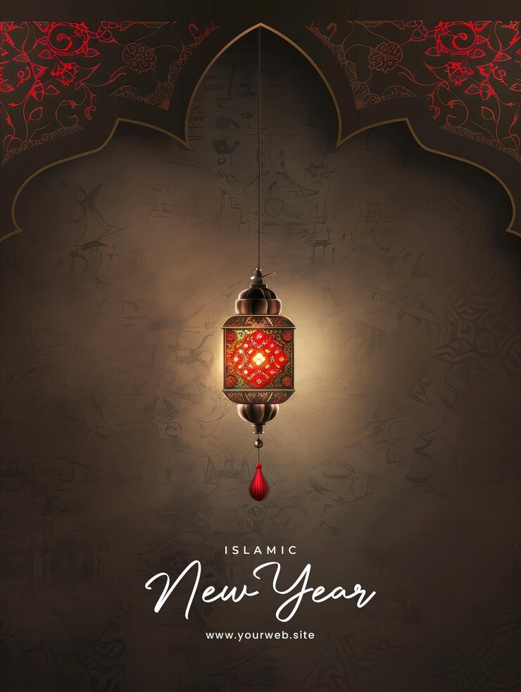 PSD a poster for new years eve new year with a red light on it