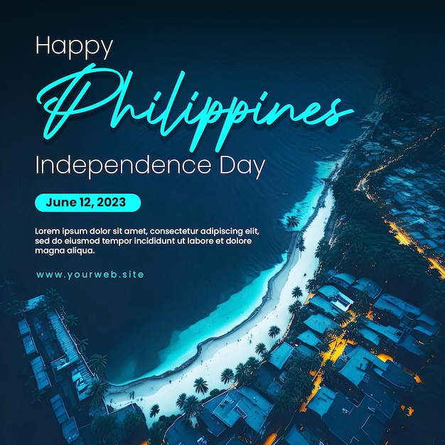 poster about independence day in philippines