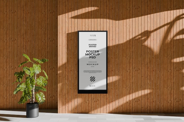 poster preview psd mockup