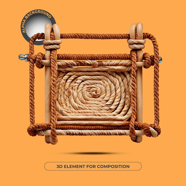 A poster for a product called 3d element for composition.