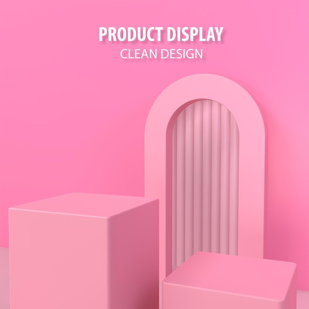 Poster of product display promotion