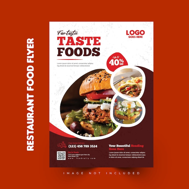 a poster for a restaurant called the restaurants food
