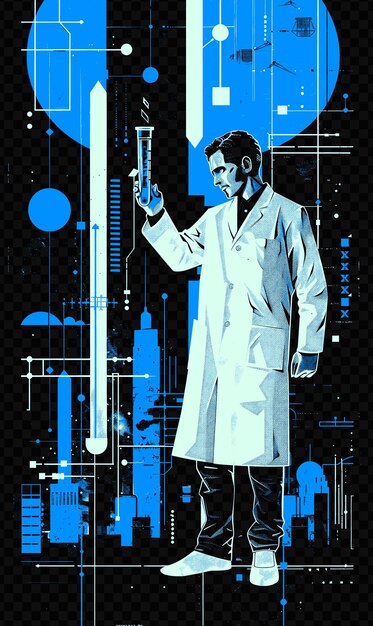 A poster for a scientist called the laboratory