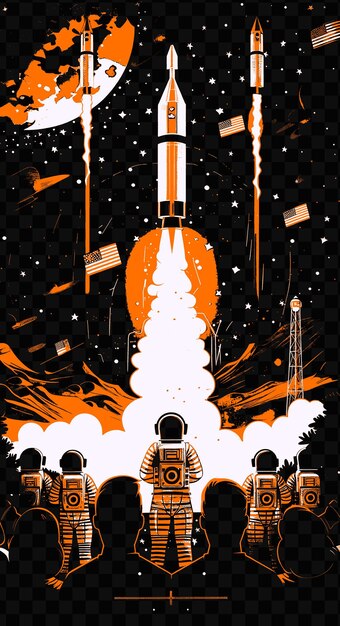 PSD a poster for the space shuttle that was launched