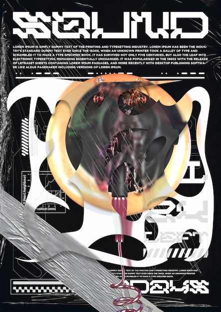 Poster streetwear design