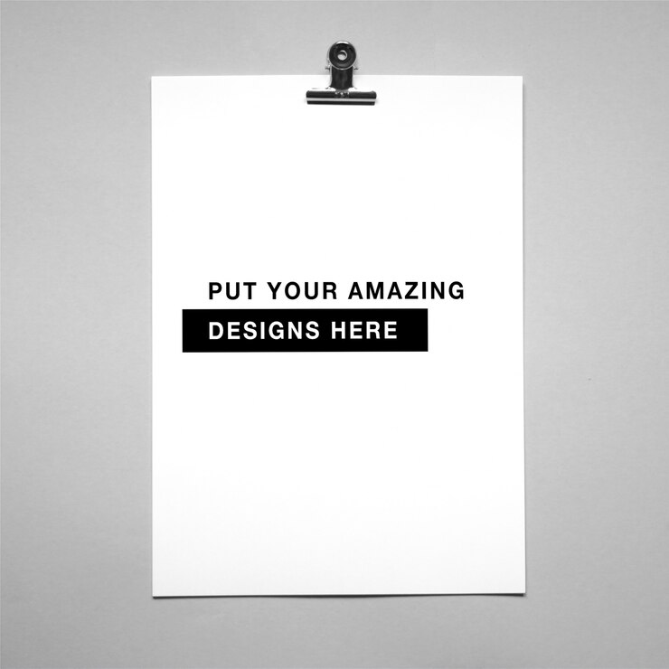 PSD poster template design