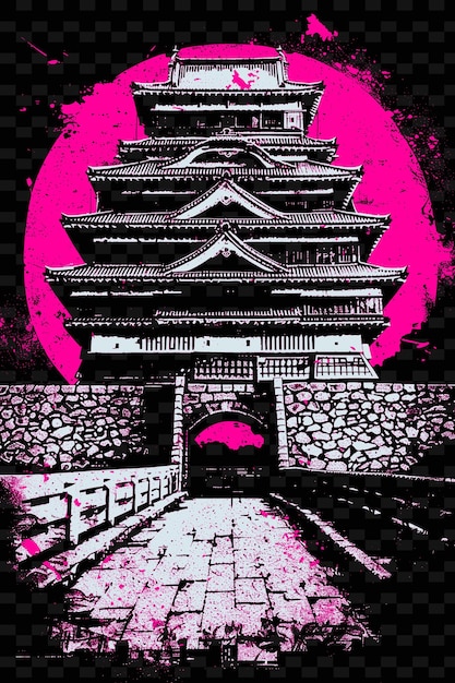 PSD a poster for a temple called the imperial palace