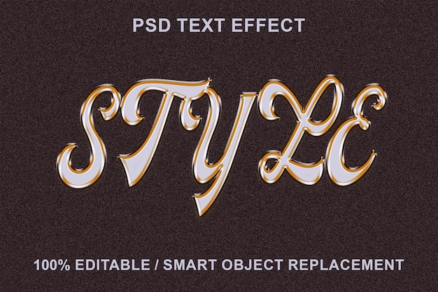 PSD a poster for a text effect