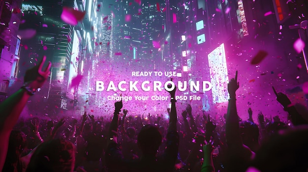 a poster that says back to back to purple