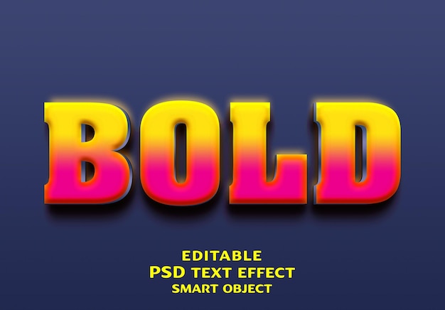 a poster that says bold text on it