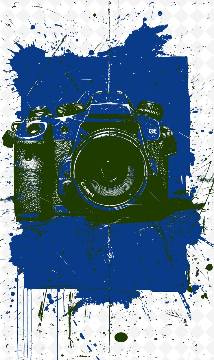 PSD a poster that says quot the camera quot on it