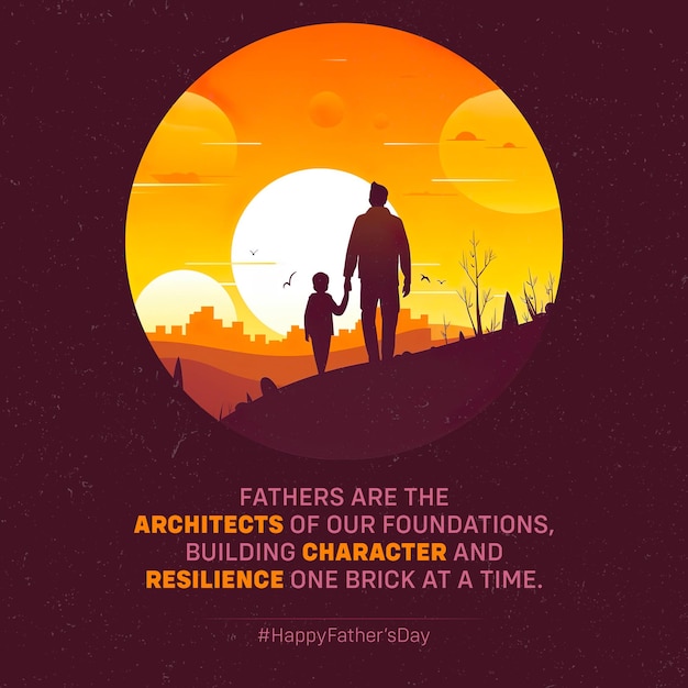 a poster that says happy father's day on it