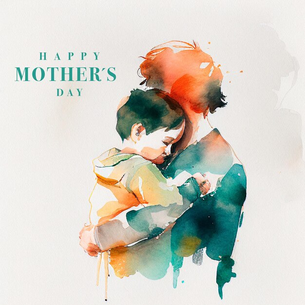 PSD a poster that says happy mother's day on it