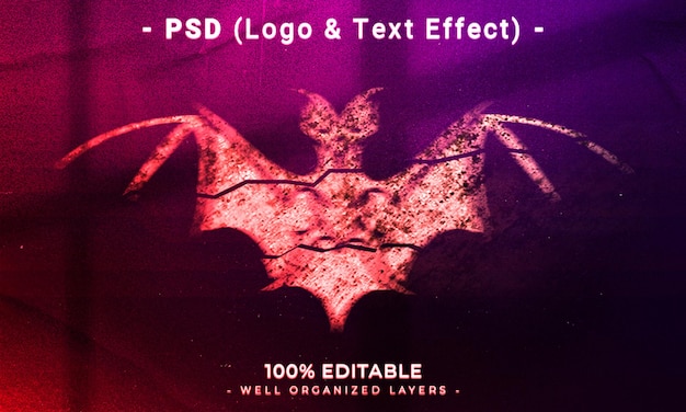 A poster that says'logo & text effect'on it