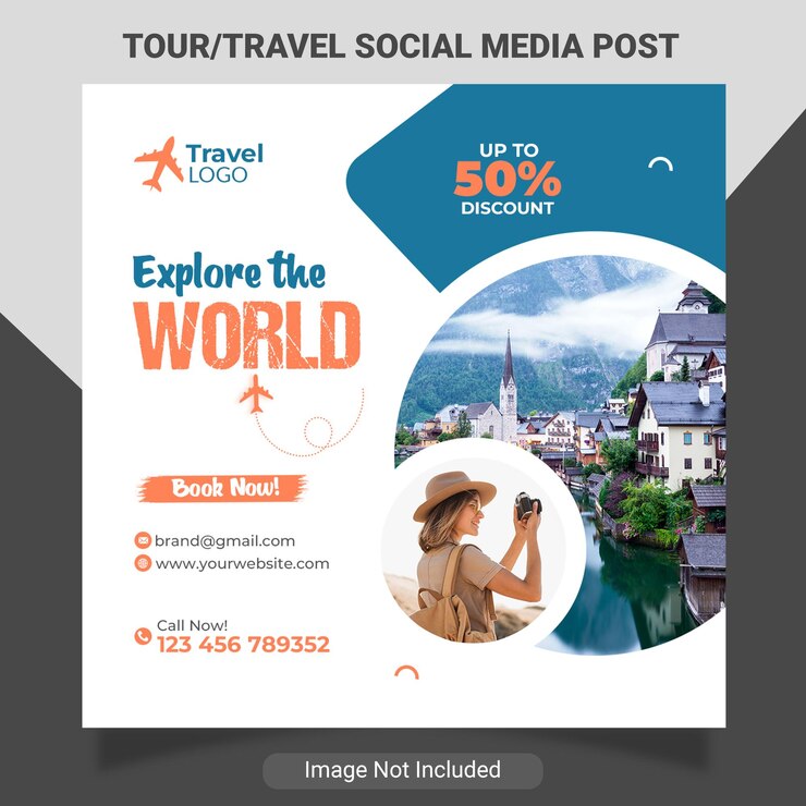 a poster for travel the world is titled travel the world