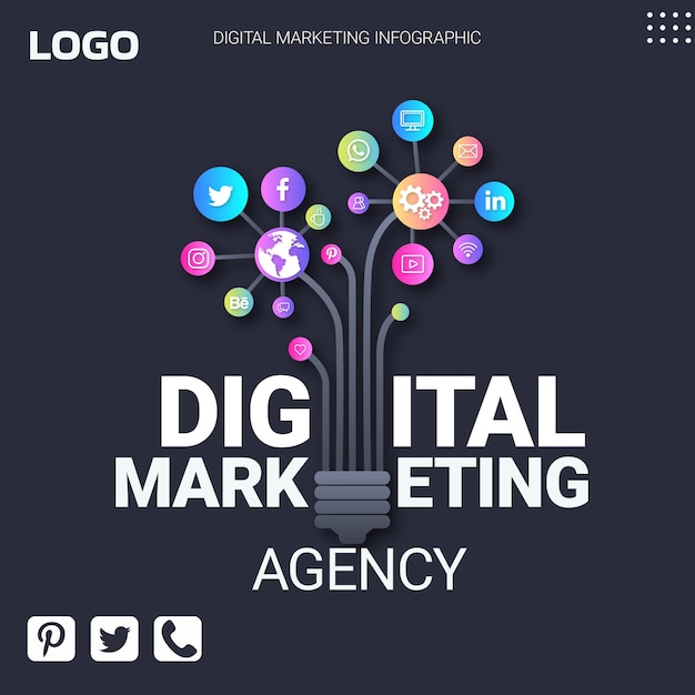 a poster for the website for the company logo thats on it