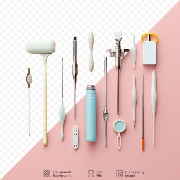 PSD a poster with a picture of a kitchen utensil and a set of tools.