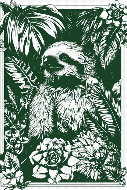 PSD a poster with a sloth that says koala on it