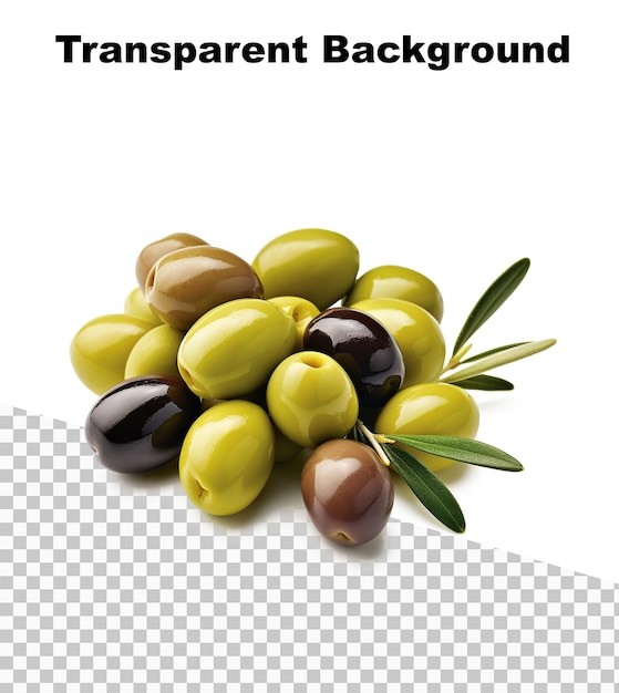 PSD a poster with a still life of olives